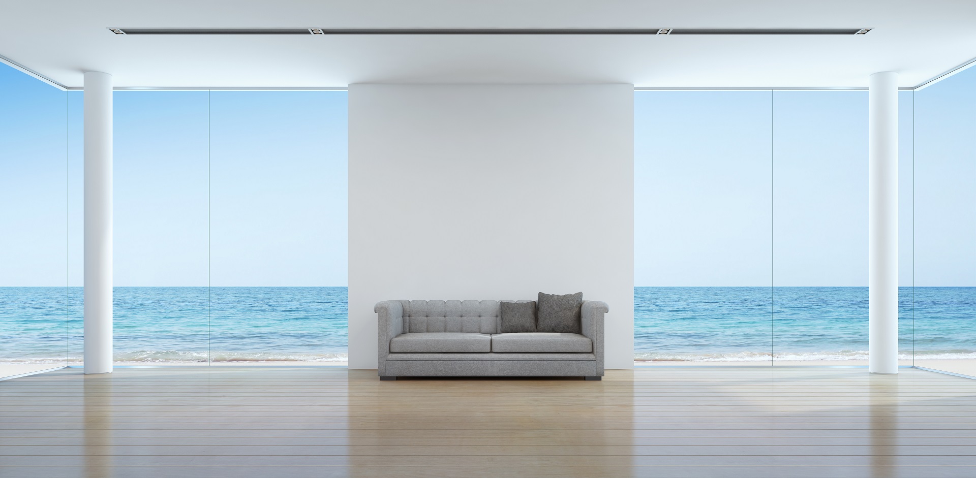 Tipos de ventanas modernas con vistas al mar